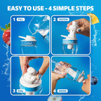 Sugar-Free GoSip 6-Pack Variety Pack CB6Q - Electrolyte Hydration Enhanced Taste Cartridges Detail
