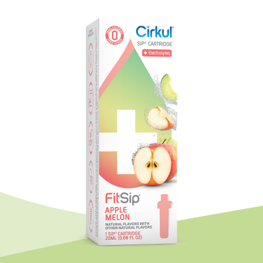 Zero-Calorie FitSip Apple Melon 0S9F - Zero-Calorie Multi-Flavor Sip Pods for Water Bottle - Default Title