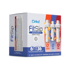 Zero-Calorie FitSip 6-Pack Variety Pack HE3H - Sugar-Free Fruit Flavor Cartridge Refill Detail