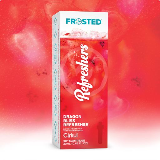 Vitamin-Infused Frosted Dragon Bliss Refresher 3YSL - Zero-Calorie Multi-Flavor Sip Pods for Water Bottle - Default Title
