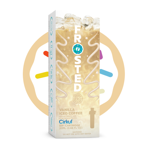 Vitamin-Infused Frosted Vanilla Iced Coffee A096 - Electrolyte Hydration Enhanced Taste Cartridges - Default Title