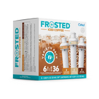 Natural Fruit Flavored Frosted Iced Coffee 6-Pack Variety Pack RAJT - Vitamin-Infused Natural Refreshing Flavor Core Detail