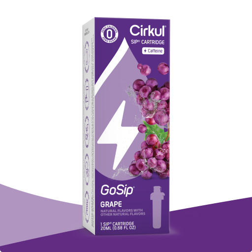 Vitamin-Infused GoSip Grape 7BNK - Zero-Calorie Multi-Flavor Sip Pods for Water Bottle - Default Title