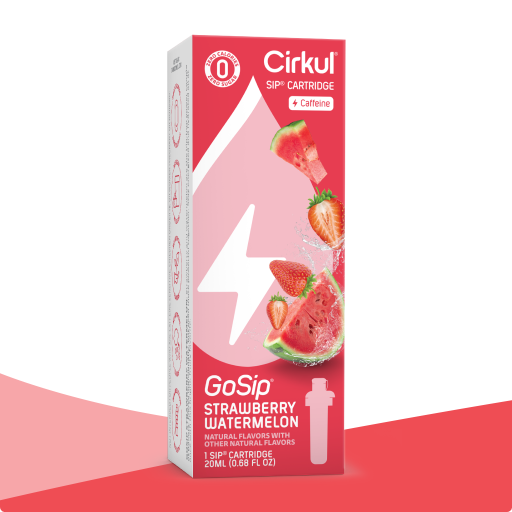 Vitamin-Infused GoSip Strawberry Watermelon 9PPX - Sugar-Free Fruit Flavor Cartridge Refill - Default Title