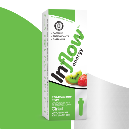 Sugar-Free Inflow Energy Strawberry Kiwi H4WK - Sugar-Free Fruit Flavor Cartridge Refill - Default Title