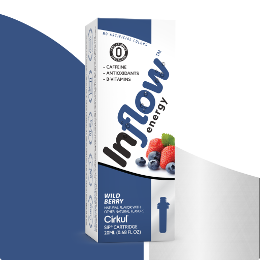 Zero-Calorie Inflow Energy Wild Berry VQ6U - Sugar-Free Fruit Flavor Cartridge Refill - Default Title