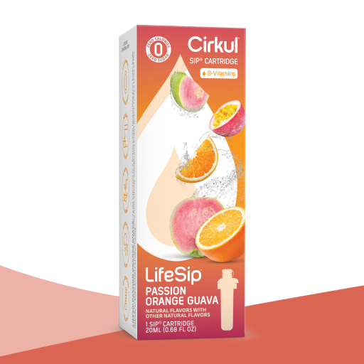 Sugar-Free LifeSip Passion Orange Guava 375X - Zero-Calorie Multi-Flavor Sip Pods for Water Bottle - Default Title