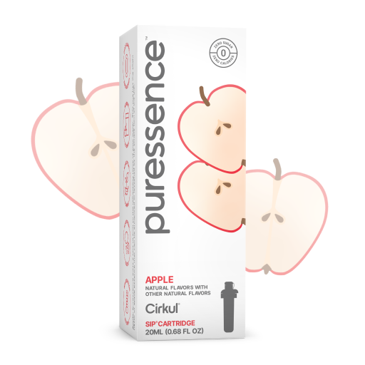 Zero-Calorie Puressence Apple (Unsweetened) IZL9 - Sugar-Free Fruit Flavor Cartridge Refill - Default Title
