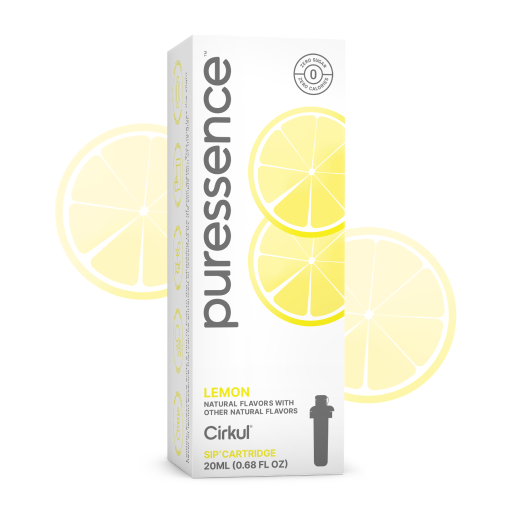 Refreshing Electrolyte Puressence Lemon (Unsweetened) TUY8 - Sugar-Free Fruit Flavor Cartridge Refill - Default Title