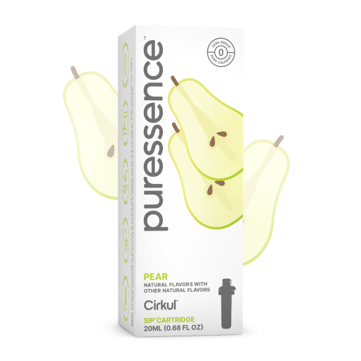 Sugar-Free Puressence Pear (Unsweetened) QE9E - Electrolyte Hydration Enhanced Taste Cartridges - Default Title