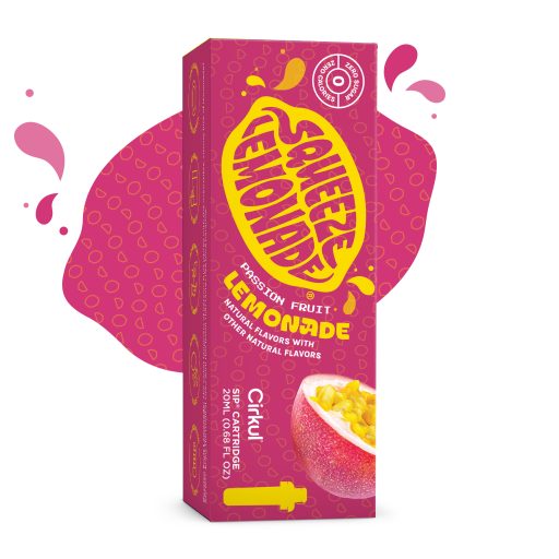 Sugar-Free Squeeze Passion Fruit Lemonade 2Z80 - Electrolyte Hydration Enhanced Taste Cartridges - Default Title